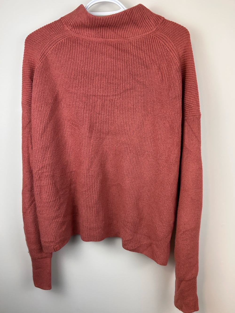 lululemon Merino Wool Blend Oversized Sweater Briar Rose Size 12 - Picture 2 of 14